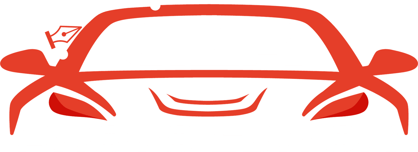 Car Photo Editor White Logo Footer